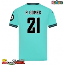 Camisa de Futebol Wolves Rodrigo Gomes #21 Equipamento Secundário 2025-26 Manga Curta